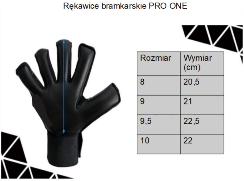RĘKAWICE BRAMKARSKIE PRO ONE R: 8 - obrazek 4