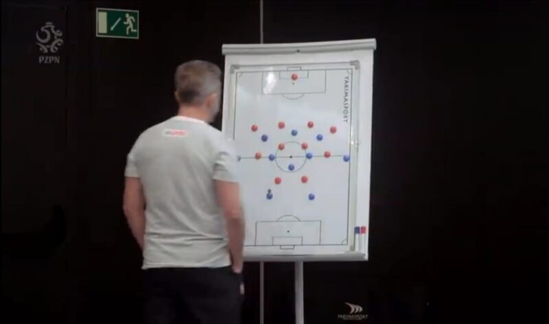 TABLICA TAKTYCZNA Z MAGNESAMI YAKIMASPORT DO PIŁKI NOŻNEJ 90X60CM - obrazek 3