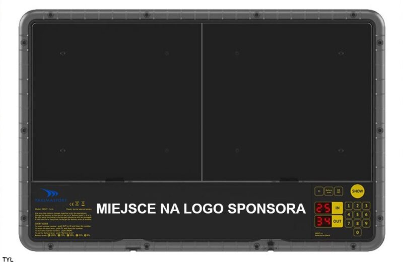 ELEKTRONICZNA TABLICA ZMIANY ZAWODNIKÓW YAKIMASPORT JEDNOSTRONNA - obrazek 2