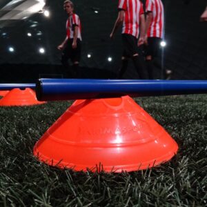STOŻKI TRENINGOWE POD TYCZKĘ YAKIMASPORT Pomarańczowy - obrazek 4