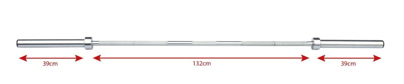 GRYF OLIMPIJSKI PROSTY ALLRIGHT 220CM 350KG - obrazek 2