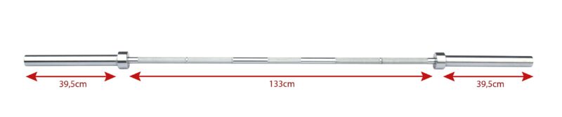 GRYF OLIMPIJSKI PROSTY ALLRIGHT 220CM 675KG - obrazek 2