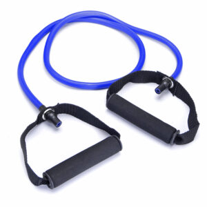 GUMA FITNESS ALLRIGHT Z UCHWYTAMI NIEBIESKA 0,9