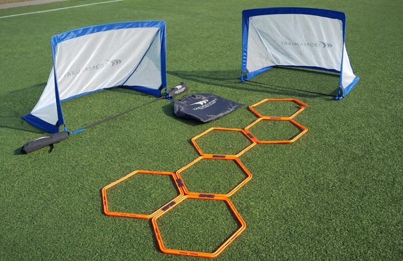 BRAMKA POP-UP KWADRATOWA1,2x0,8 m (2 sztuki + torba) 120x80cm - obrazek 4