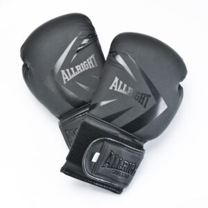 RĘKAWICE BOKSERSKIE ALLRIGHT SHADOW CZARNY MAT 12OZ - obrazek 4