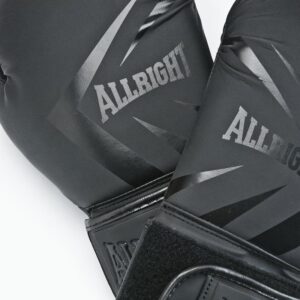 RĘKAWICE BOKSERSKIE ALLRIGHT SHADOW CZARNY MAT 12OZ - obrazek 5