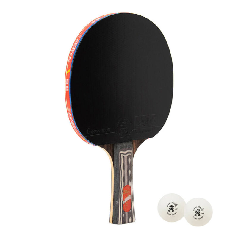 RAKIETKA DO TENISA STOŁOWEGO PING-PONGA GIANT DRAGON 9 + 2 piłeczki, pokrowiec N8091