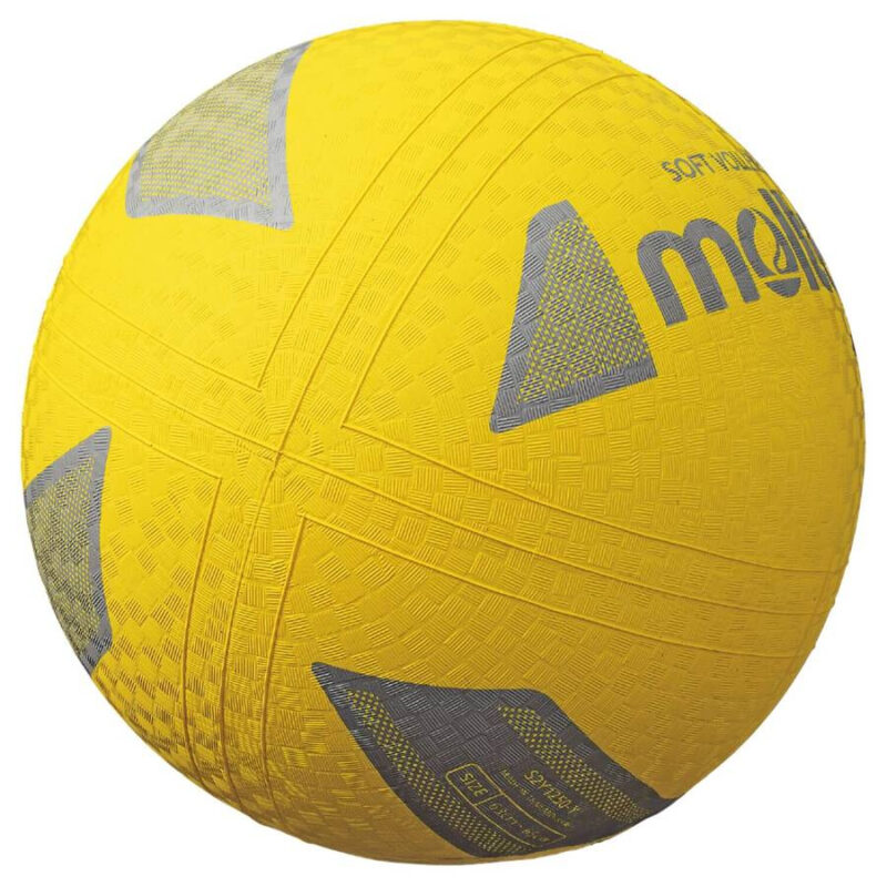 PIŁKA DO SIATKÓWKI GUMOWA MOLTEN SOFT VOLLEYBALL ŻÓŁTA S2Y1250-Y - obrazek 2