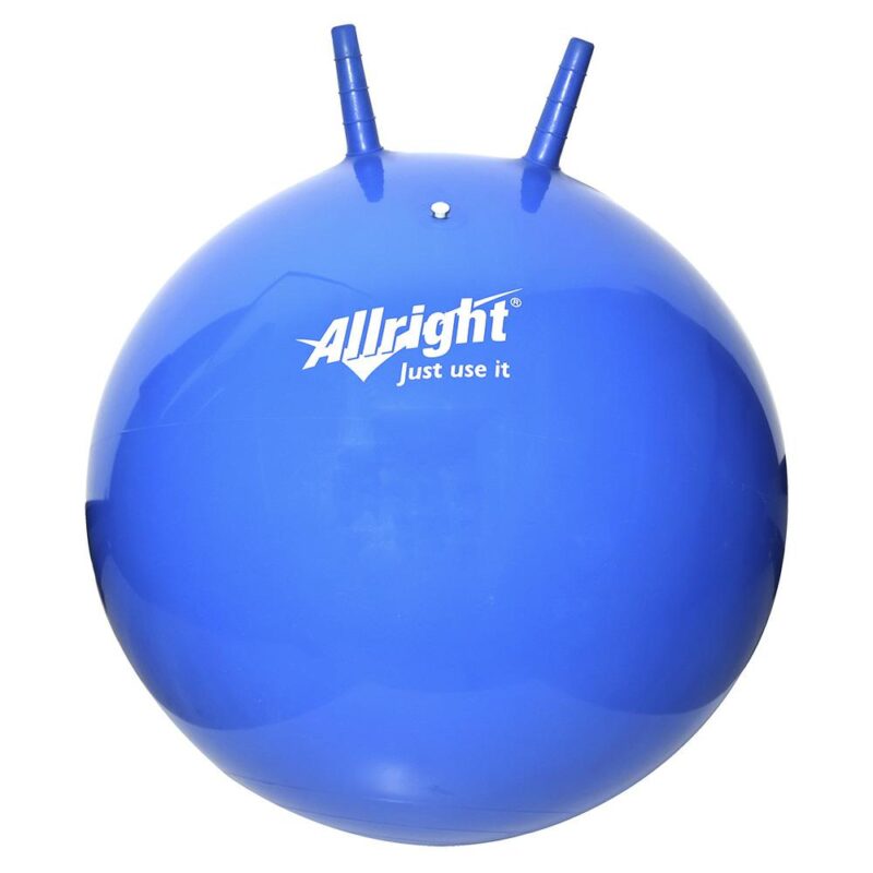 PIŁKA DO SKAKANIA ALLRIGHT NIEBIESKA 55CM - obrazek 2