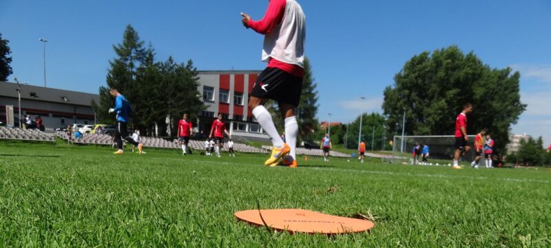 ZNACZNIKI POLA PŁASKIE (MATY ZNAKUJĄCE)- zestaw 20 szt. żółto-pomarańczowe - obrazek 4