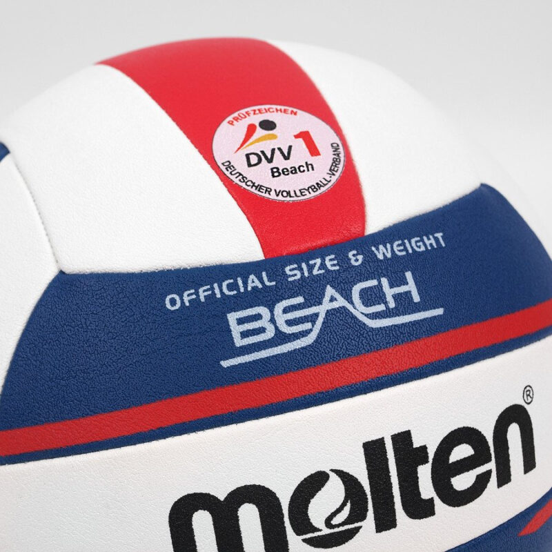 PIŁKA SIATKOWA PLAŻOWA MECZOWA MOLTEN BEACH 5000 FIVB V5B5000-DE - obrazek 4