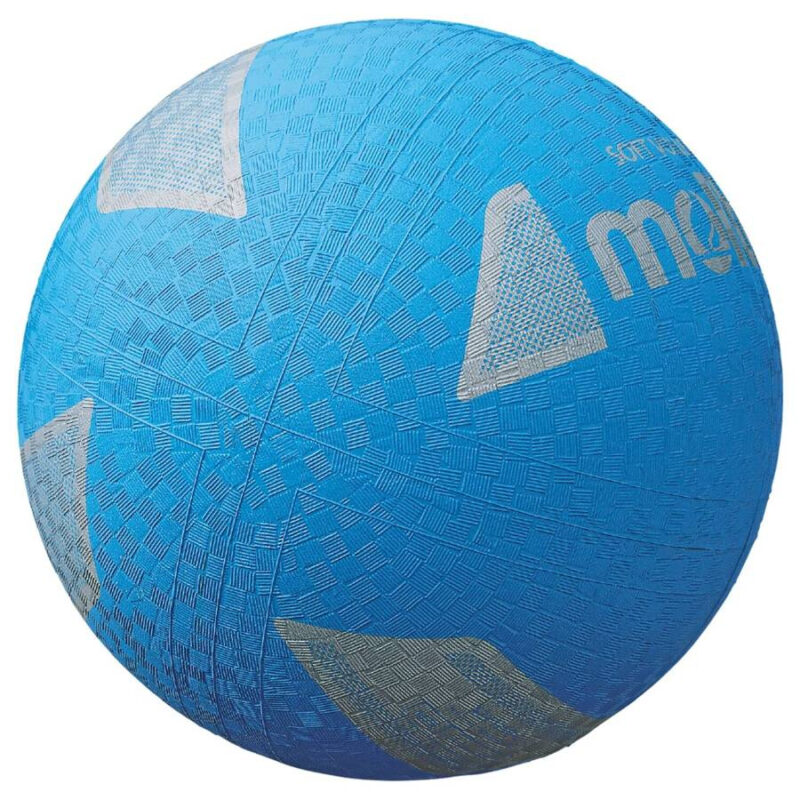 PIŁKA DO SIATKÓWKI MOLTEN SOFT VOLLEYBALL GUMOWA NIEBIESKA S2Y1250-C - obrazek 2