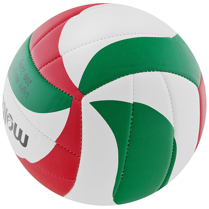 PIŁKA SIATKOWA MOLTEN V5M2000 LIGHT BIAŁO-CZERWONO-ZIELONA - obrazek 2