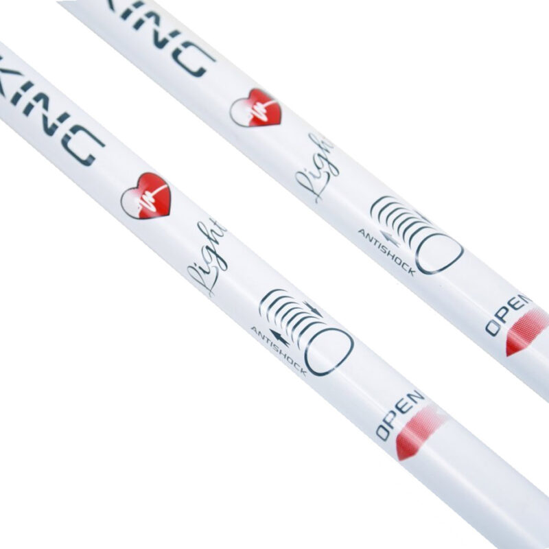 KIJKI NORDIC WALKING SMJ LONG LIFE BIAŁE - obrazek 2