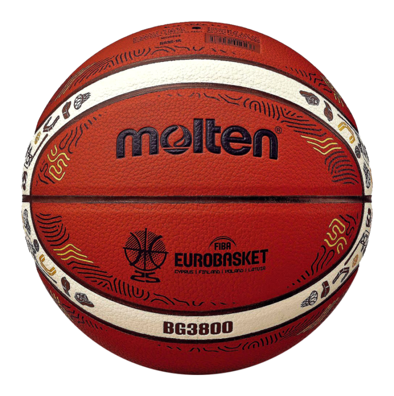 PIŁKA DO KOSZYKÓWKI MOLTEN EUROBASKET 2025 REPLIKA B7G3800-E5Z