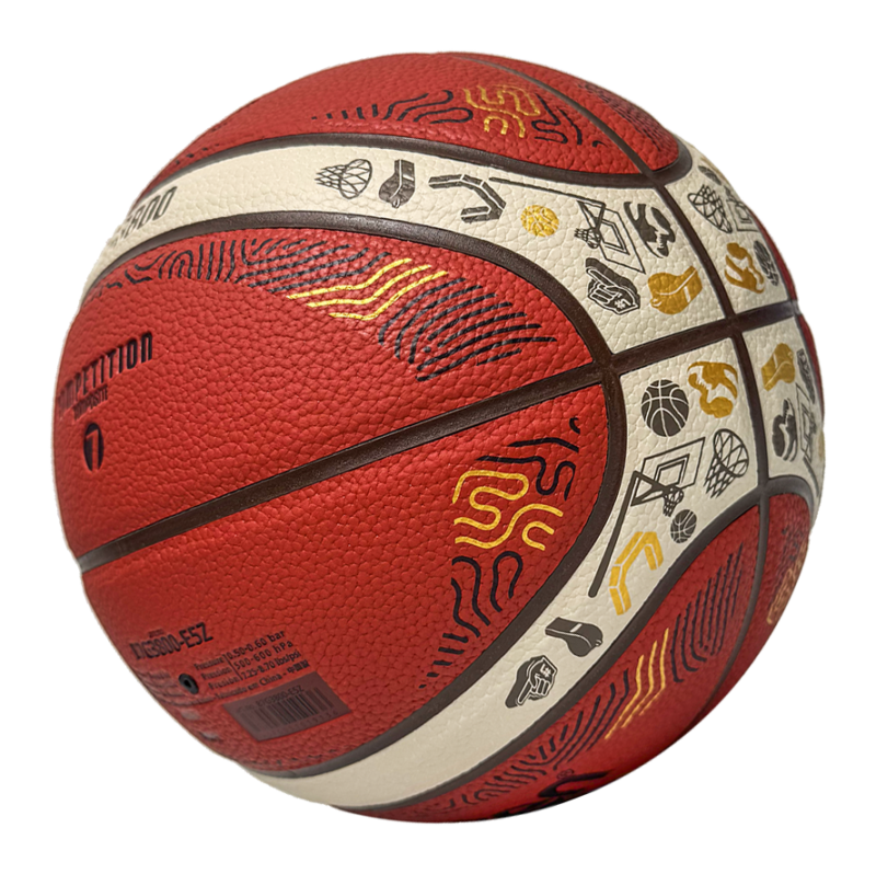 PIŁKA DO KOSZYKÓWKI MOLTEN EUROBASKET 2025 REPLIKA B7G3800-E5Z - obrazek 4