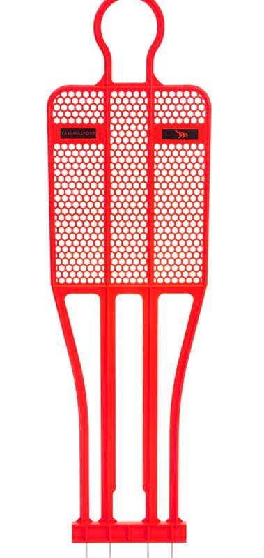 MUR PIŁKARSKI PRO 180 cm Czerwony