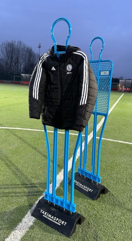 MUR PIŁKARSKI PRO 180 cm Niebieski