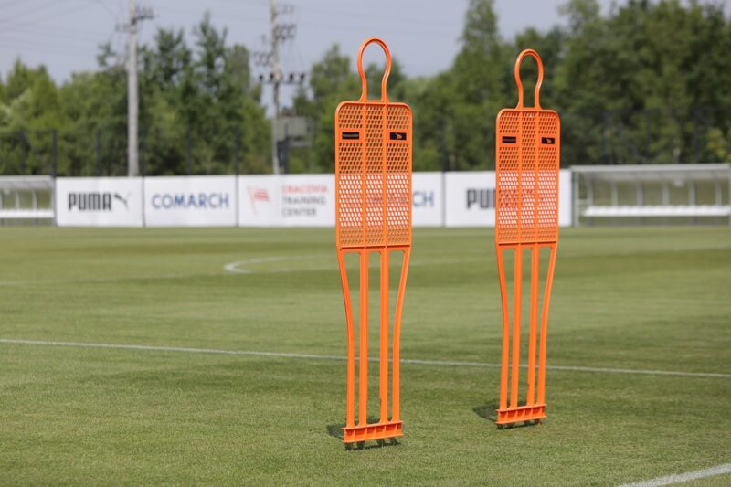 MUR PIŁKARSKI PRO 180 cm Żółty - obrazek 10