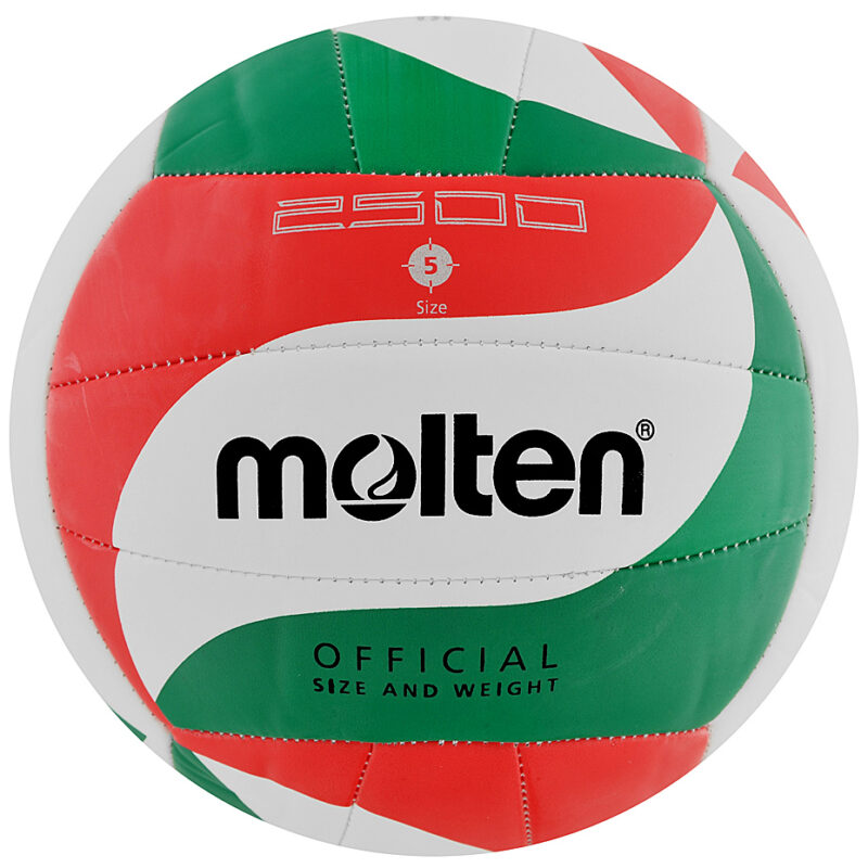 PIŁKA SIATKOWA MOLTEN V5M2500 biało-czerwono-zielona