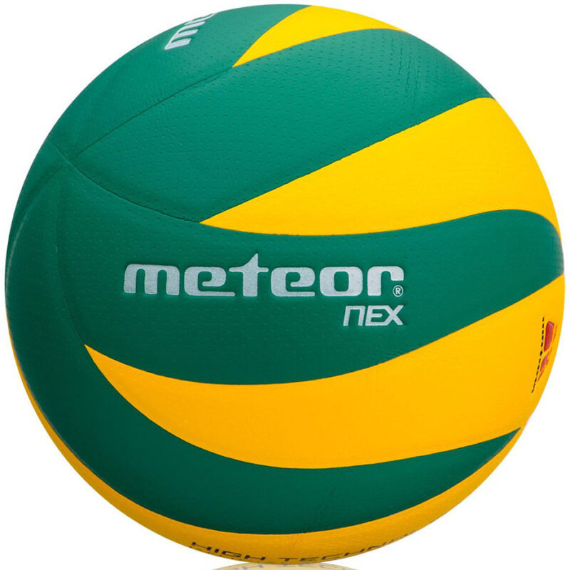 PIŁKA SIATKOWA METEOR NEX żółto-zielona 10075