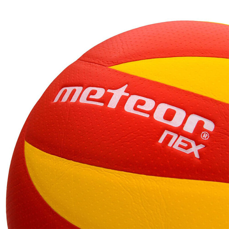 PIŁKA SIATKOWA METEOR Nex żółto-czerwona 10076 - obrazek 2
