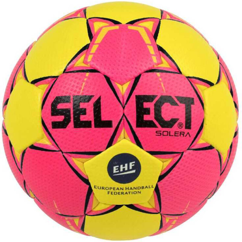PIŁKA RĘCZNA SELECT SOLERA SENIOR 3 2018 różowo-żółta 16254