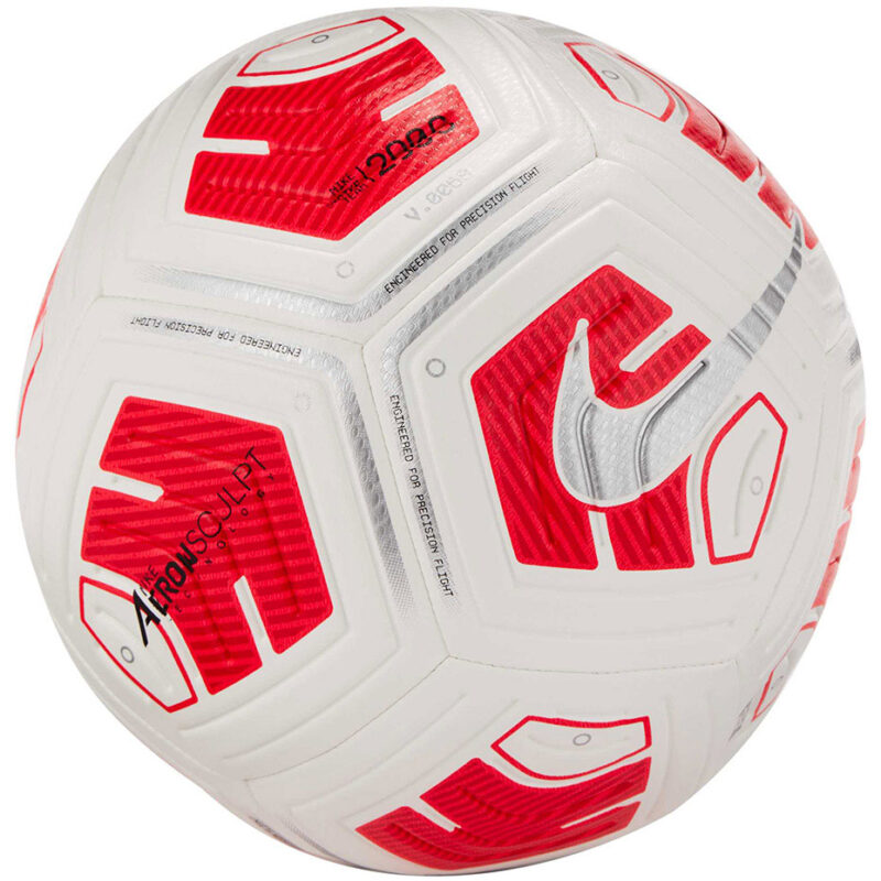 PIŁKA NOŻNA NIKE TRIKE TEAM 290 g Junior biało-czerwona CU8062 100