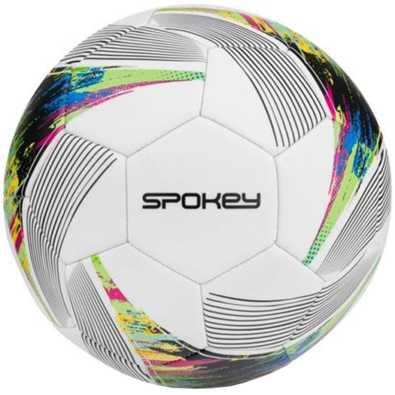 PIŁKA NOŻNA SPOKEY PRODIGY biało-kolorowa 925384