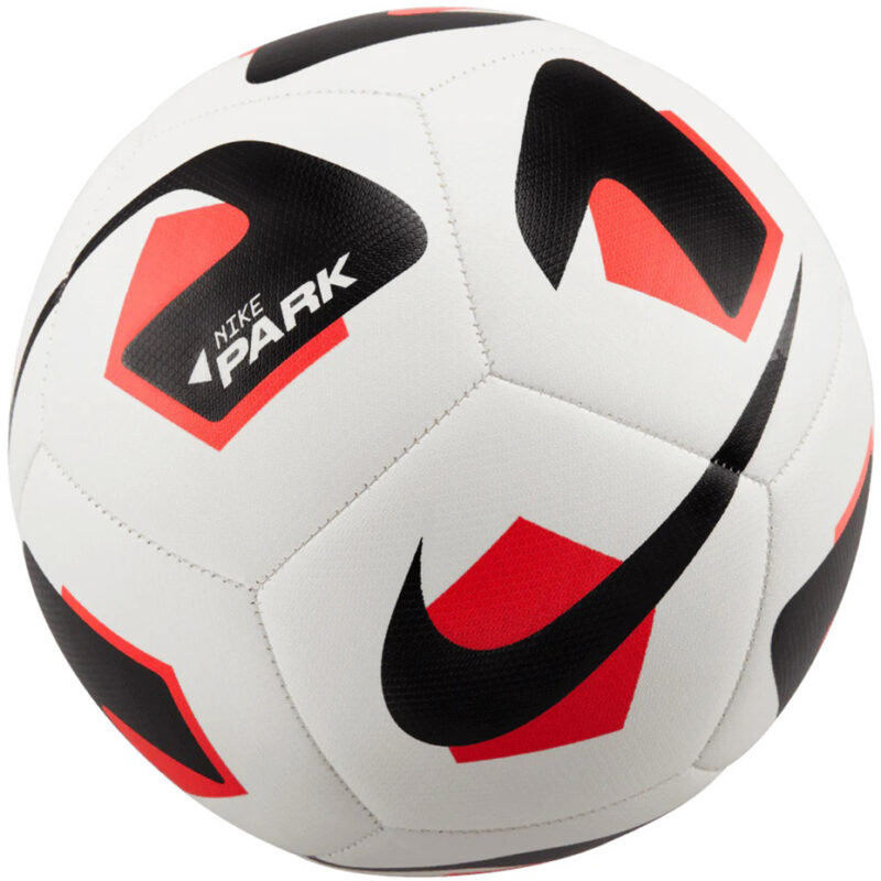 PIŁKA NOŻNA NIKE PARK TEAM 2.0 biało-czarno-pomarańczowa DN3607 100
