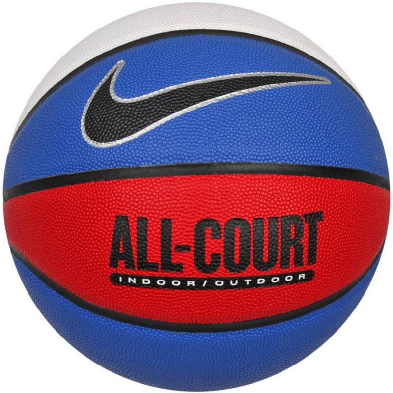 PIŁKA KOSZYKOWA NIKE EVERYDAY ALL COURT 8P DEFLATED niebiesko-biało-czerwona N100436947007