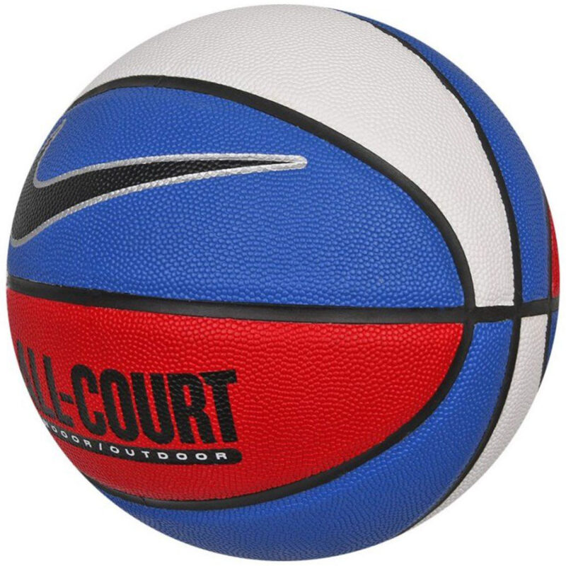 PIŁKA KOSZYKOWA NIKE EVERYDAY ALL COURT 8P DEFLATED niebiesko-biało-czerwona N100436947007 - obrazek 2