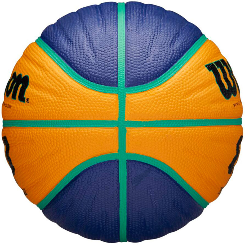 PIŁKA KOSZYKOWA WILSON FIBA 3x3 Junior żółto-niebieska WTB1133XB - obrazek 3