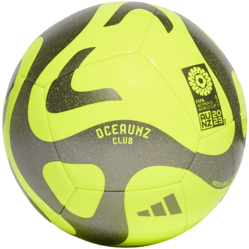 PIŁKA NOŻNA ADIDAS OCEAUNZ CLUB BALL żółto-szara HZ6932