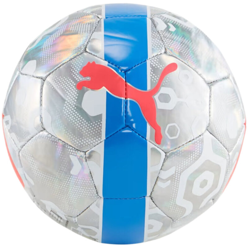 PILKA NOŻNA PUMA CUP MINIBALL srebrno-niebieska 084076 01
