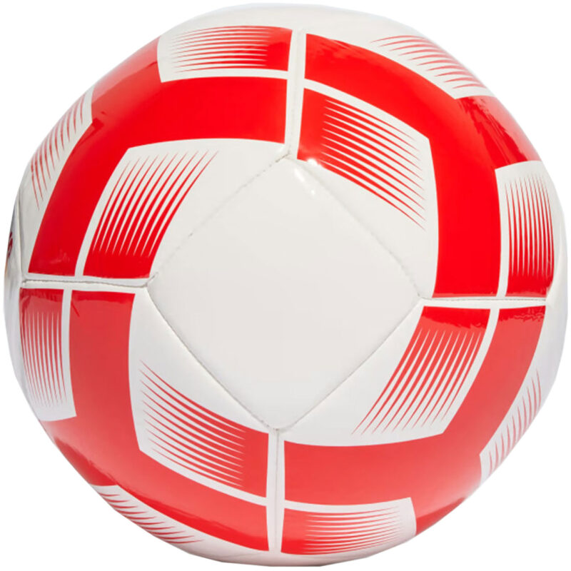 PIŁKA NOŻNA ADIDAS STARLANCER CLUB BALL biało-czerwona IA0974 - obrazek 2