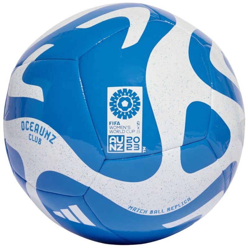 PIŁKA NOŻNA ADIDAS OCEAUNZ CLUB biało-niebieska HZ6933 - obrazek 2