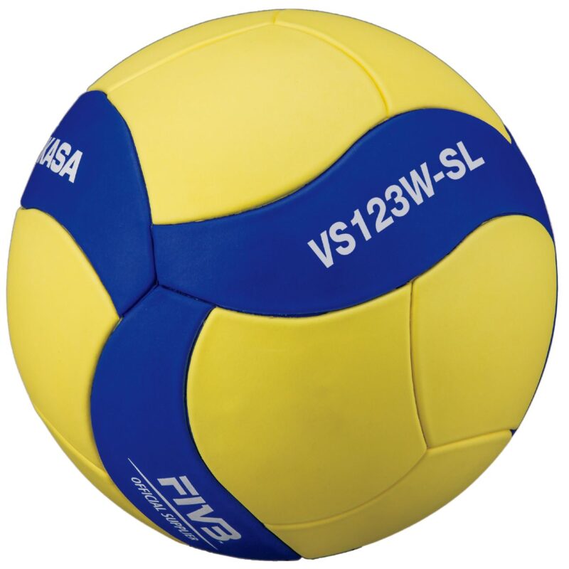 PIŁKA SIATKOWA MIKASA SL żółto-niebieska VS123W - obrazek 2