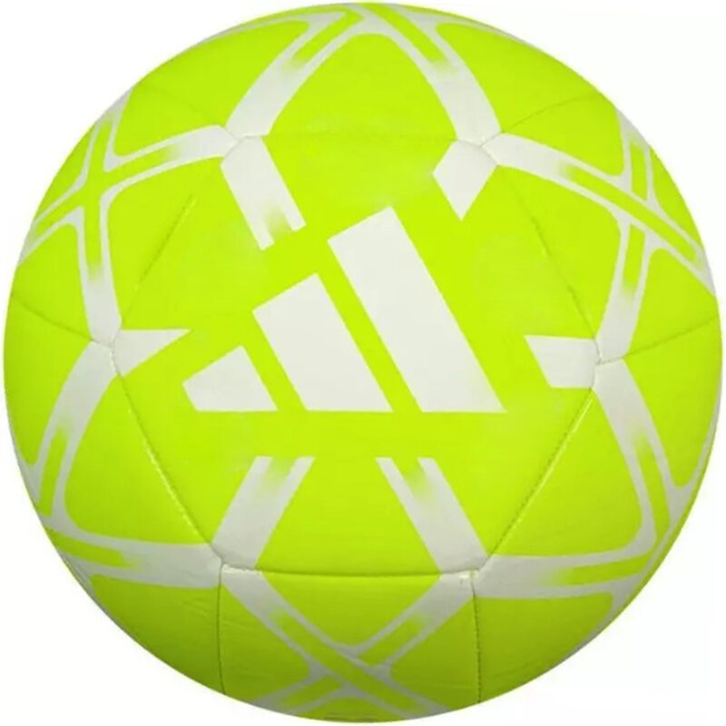 PIŁKA NOŻNA ADIDAS STARLANCER CLUB żółto-biała IT6383 - obrazek 3