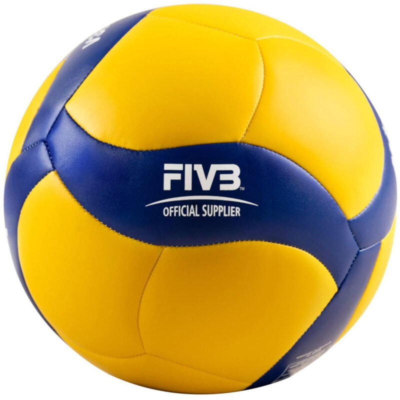 PIŁKA SIATKOWA MIKASA żółto-niebieska V360W-SL - obrazek 2