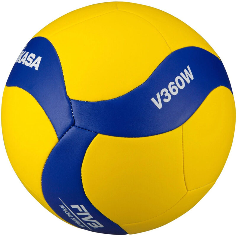 PIŁKA SIATKOWA MIKASA żółto-niebieska V360W - obrazek 2