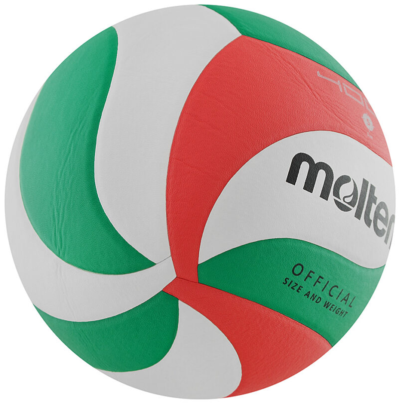PIŁKA SIATKOWA MOLTEN  V5M4000-X/DE biało-czerwono-zielona - obrazek 2