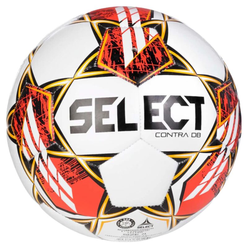 PIŁKA NOŻNA SELECT CONTRA DB FIFA Basic v23 biało-czerwona 18323 - obrazek 3