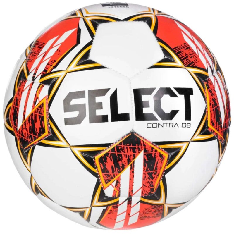 PIŁKA NOŻNA SELECT CONTRA DB FIFA Basic v23 biało-czerwona 18323