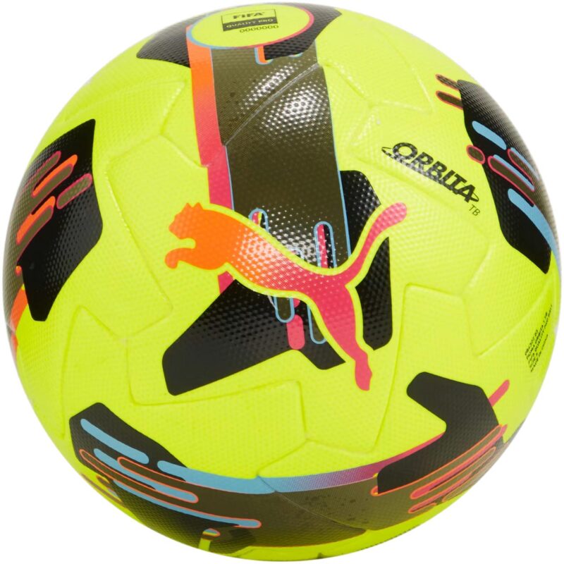 PIŁKA NOŻNA PUMA ORBITA 1 TB FIFA Quality Pro żółta 84322 03
