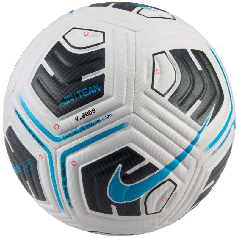 PIŁKA NOŻNA NIKE ACADEMY TEAM FA24 biało-czarno-niebieska FZ7540 102