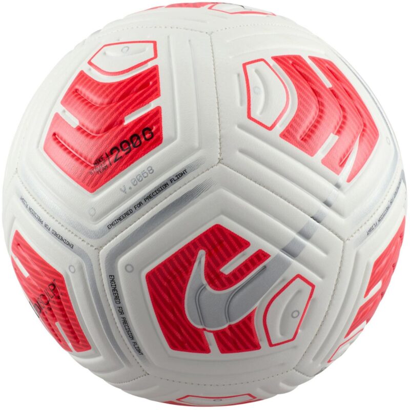 PIŁKA NOŻNA NIKE STRIKE TEAM 290g biało-czerwona FZ7557 100