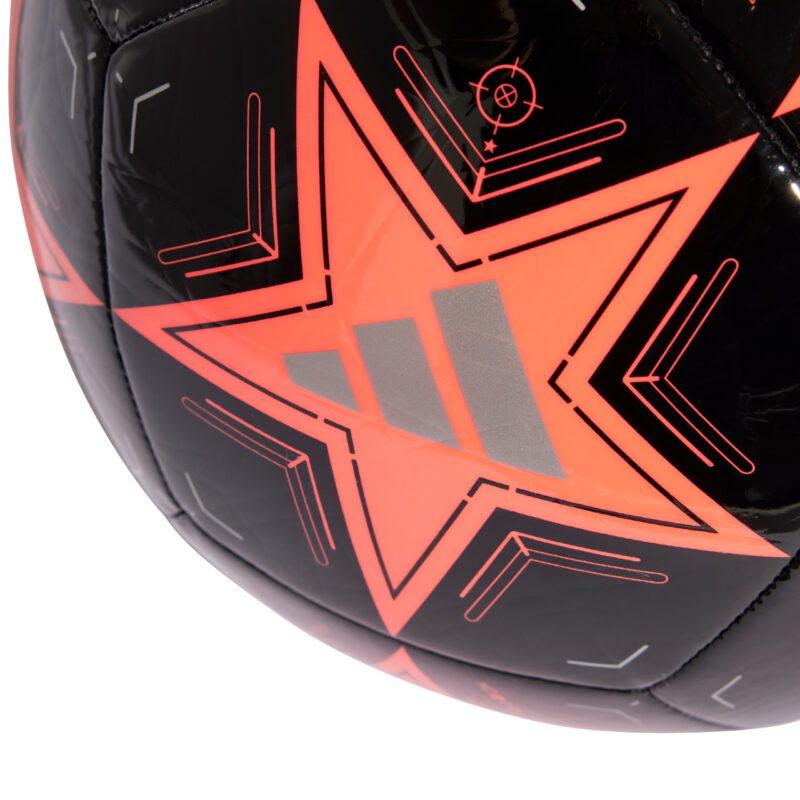 PIŁKA NOŻNA ADIDAS UCL Club czarno-pomarańczowa IX4064 - obrazek 3