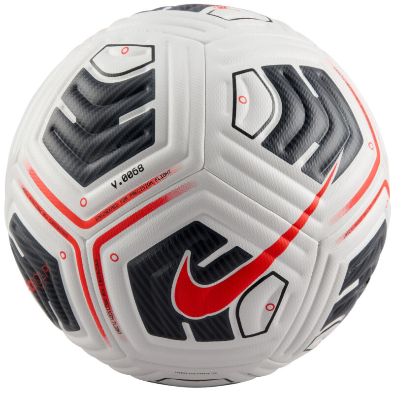 PIŁKA NOŻNA NIKE ACADEMY PLUS biało-czarno-pomarańczowa FZ2979 100 - obrazek 2