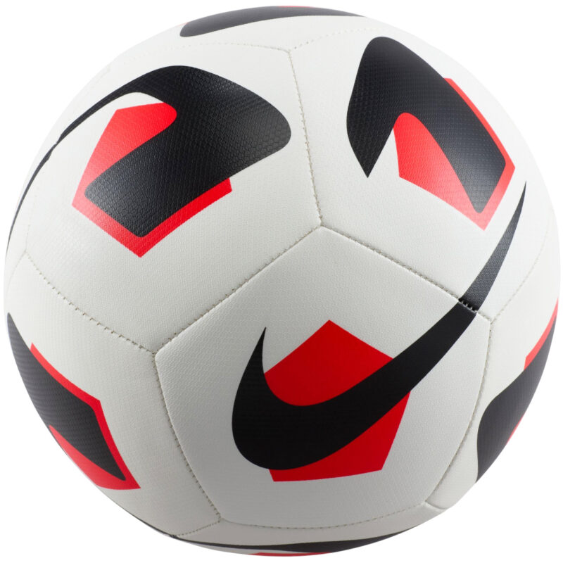 PIŁKA NOŻNA NIKE PARK TEAM 2.0 FA24 biało-czarno-czerwona FZ7551 100 - obrazek 2